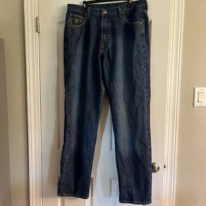 Cinch Blue Label Jeans Mens 38x36 Relaxed Fit Straight Leg Denim Pants - Picture 1 of 13