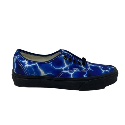 Scarpe autentiche da uomo Vans 9 5 nere Lightning blu nuove