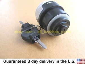 JCB BACKHOE - IGNITION SWITCH WITH 2 KEYS (PART NO. 701/80184 701/45500) - Picture 1 of 10