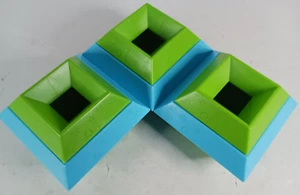Wedgits Set 9 Stück Stapelpyramide Bausteine Spielzeug Set - Bild 1 von 4