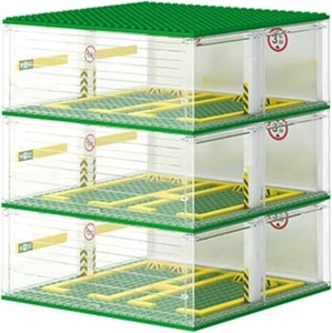 Bausteine Garage Heimwerker 3-lagige Vitrine PKW Parkhaus - ohne Autos - Bild 1 von 11