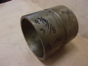 Bronze Brass Machine Shaft Bushing Bearing Sleave 4-3/8" OD 3-7/8" ID 4.19" W US - Picture 1 of 8
