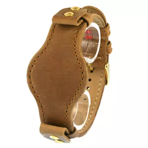 Correa de reloj AVIATOR especial retro cuero correa de aviador correa de soporte Wright Brother - Imagen 1 de 5