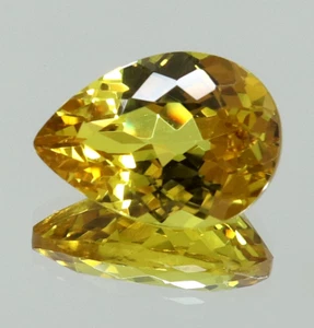 Cojín de granate Malí amarillo impecable natural piedras preciosas sueltas certificado 5,40 quilates - Imagen 1 de 7