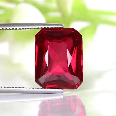 14.Carat Emerald Cut Red Ruby Loose Gemstone For Ring And Pendant Making - Image 1 of 3
