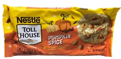 Nestle Toll House Pumpkin Spice Morsels 1ea 9 oz Bag Chips-New(See Below) - Image 1 of 4