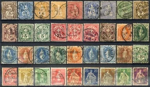 Svizzera 1862/1921 Unificato70 pezzi - usati (m3203) - Picture 1 of 2