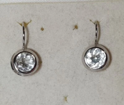Joseph Esposito Sterling Cubic Zirconia Drop Earrings - Image 1 of 4