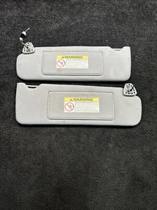 1998 Jaguar XJR Sun Shade Visors W/ Mirror OEM Gray - Picture 1 of 5