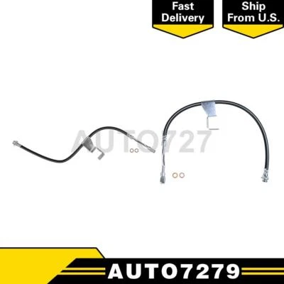 Par delantero Sunsong línea de freno manguera hidráulica para Chevrolet K2500 1988-1995 Foto 1 de 4