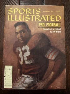 1960 Sports Illustrated JIM BROWN 1st Cover NFL - Picture 1 of 11