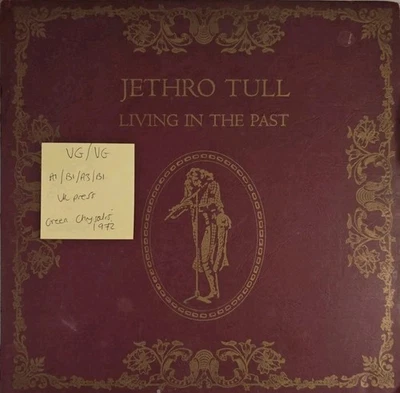 Jethro Tull Living In The Past Vinyl Record VG/VG CJT2 1972 Foto 1 de 2