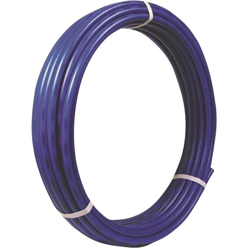 SharkBite U860B100 12-inch PEX Tubing 100 Feet Blue for Residential and Water