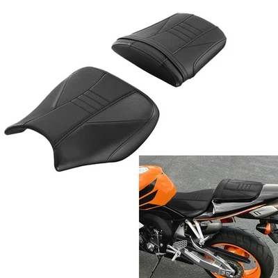 Asiento conductor pasajero apto para Honda CBR1000RR CBR 1000RR 2004-2007 negro Foto 1 de 4