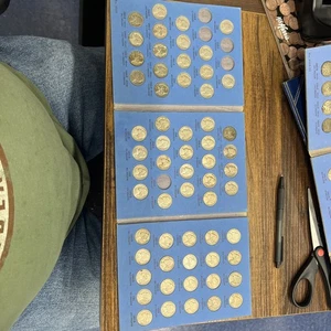 JEFFERSON NICKELS CO SET 1938 - 1959 (60 Nickels, All War Nickels) Actual Book - Picture 1 of 4