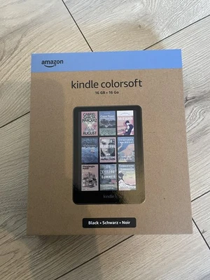 Amazon Kindle Colorsoft 2025 7” Colour Touch Screen, 16GB, Black  - Image 1 of 2