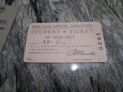1916 Penn State Nittany Lions Season Student Ticket - Image 1 of 2