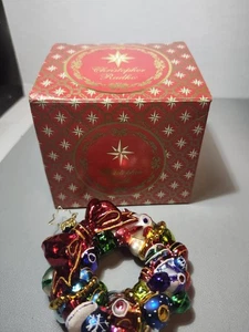 Christopher Radko Hand-Crafted European Glass Christmas Tree Ornament  - Picture 1 of 4