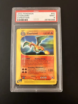 Charizard 040/165 Expedition Base Set Regular PSA 9 MINT - Image 1 of 2