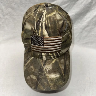 Gorra Americana Unisex Estándar Camuflaje, Adulto Con Bandera Americana Bordada Foto 1 de 4