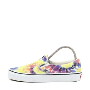 VANS Damen Slip-On Tie Dye Sneaker bunt Canvas Low-Top limitierte Edition EU 37 - Bild 1 von 9