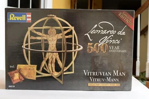 Kit de madera 1/16 Revell Leonardo da Vinci HOMBRE DE VITRUVIO #00519 NUEVO - Imagen 1 de 5