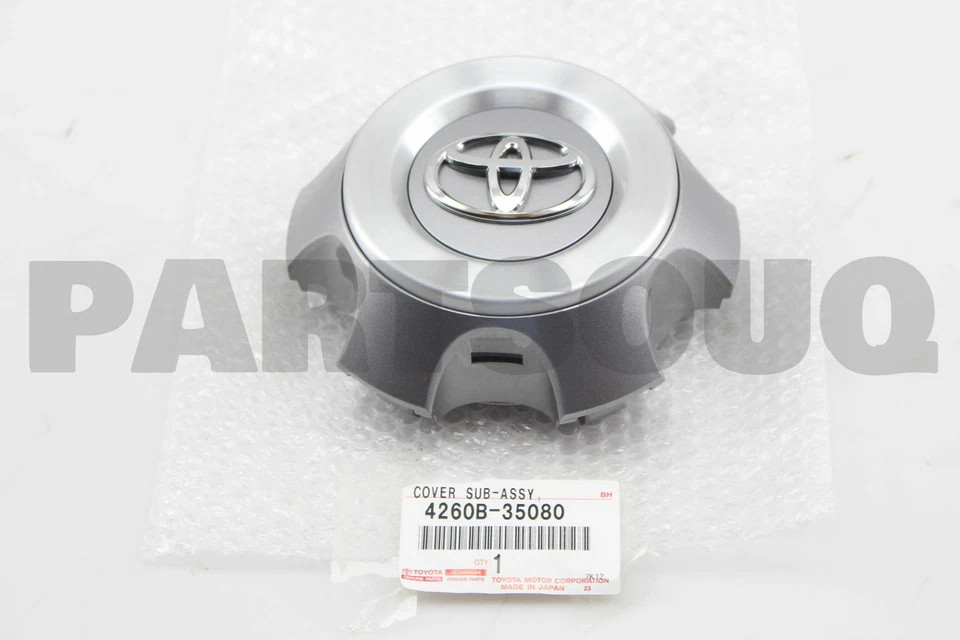 4260B35080 Genuine Toyota ORNAMENT SUB-ASSY, WHEEL HUB 4260B-35080 - Image 1 of 2