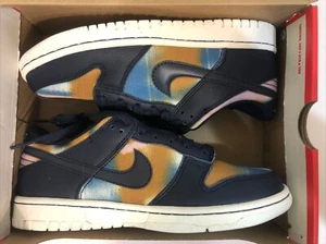 NIKE Dunk Low SE (GS) Obsidian Summit White CM1051-400 Sz Youth 6Y, Wmn 7.5 - Picture 1 of 2