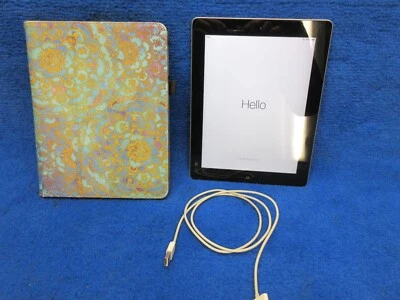 Apple iPad 2da Generación 16 GB WiFi 9,7 pulgadas Plateado A1395 Estuche Fintie Paquete ¡Funciona Muy bien! Foto 1 de 4