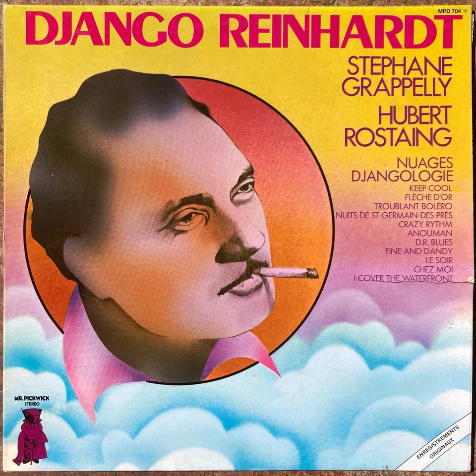 33t Django Reinhardt, Stephane Grappelly, H. Rostaing – Nuages Djangologie - LP - Photo 1/1