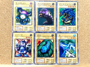 Yu-Gi-Oh Karte japanische Erstausgabe 6 Karten Set Biber Krieger Vintage GEBRAUCHT - Bild 1 von 2