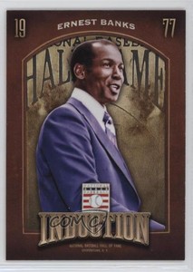 2013 Panini Cooperstown Collection Induction Ernie Banks #6 HOF