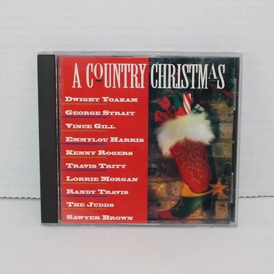 A Country Christmas CD 1994 George Strait Kenny Rogers The Judds Randy Travis - Image 1 of 4