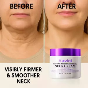 Aavini Neck Cream 50g – Firming, Anti-Wrinkle & Brightening Peptide Serum - Picture 1 of 11