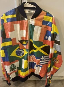 Vintage Olympiajacke Windschutz für alle Teams - SELTEN Größe XL - Bild 1 von 7