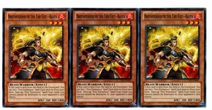 Yugioh- 3X Brotherhood of the Fire Fist - Raven - Common - Unl - CBLZ-EN022 - NM - Picture 1 of 1