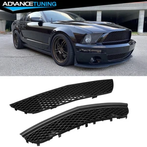 Se adapta a 07-09 Ford Mustang Shelby GT500 OE Estilo Frontal Superior Inferior Malla Parrillas ABS - Imagen 1 de 9