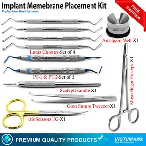 Implant Surgical Instruments Bone Graft Scoop Periosteal Elevator Periotome - Picture 1 of 17