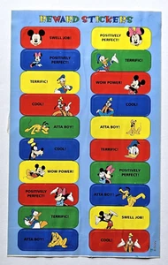 Sandylion Disney MICKEY MOUSE & FREUNDE Charaktere Belohnung Aufkleber Blatt unbenutzt - Bild 1 von 1
