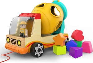 Wooden Shape Sorter Toys for Toddlers Learning Sort and Match - Picture 1 of 8