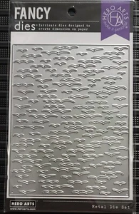 Hero Arts Fancy Dies Wave and Sea Confetti Fancy Dies  Acid Etched Metal Dies - Picture 1 of 3