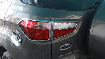 For Ford Ecosport 4 Door 2015 2016 Chrome Rear Back Tail Lamp Light Cover Trim - image 1 of 3