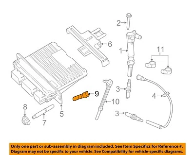FORD OEM 10-19 E-350 Super Duty Ignition System-Camshaft Sensor AL3Z12K073B - Image 1 of 2