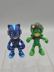 PJ Masks Underwater Heroes Dive Time Mission Lot 2 Action Figures Blue Green - Picture 1 of 6