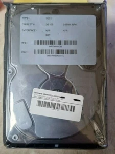 OEM Fujitsu 36GB 10K 68-PIN SCSI U160 3.5" HDD WHITE LABEL - Picture 1 of 1