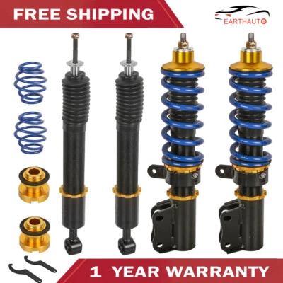 4X Kits de Amortiguadores Coilover Delanteros y Traseros para 06-08 Honda Fit 1.5L 4Puertas Ajustables Altura Foto 1 de 4
