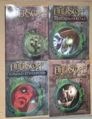Lot Etherscope (Revised 2nd) rpg anglais VO 6 volumes d20 jdr ether punk - Photo 1/4