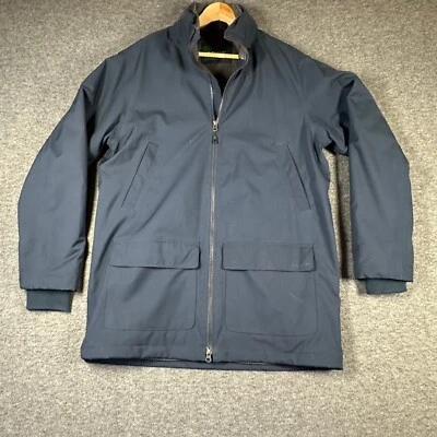 Chaqueta Abrigo Orvis Softshell Cremallera Frontal Para Hombre Mediana M Azul Marino Forrada de Vellón Foto 1 de 4