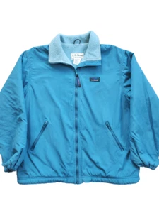 De colección. L.L. Chaqueta de calentamiento Bean para mujer M mediana azul aguamarina forrada de vellón de nailon - Imagen 1 de 9