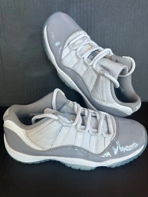 Size 7Y - Nike Jordan 11 Retro Low Cement Grey (GS) 528896-140 7Y/8.5 Women's - Image 1 of 4